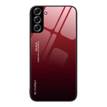 Custodia in vetro a colori sfumati, For Samsung Galaxy S22+ 5G