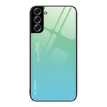 Custodia in vetro a colori sfumati, For Samsung Galaxy S22+ 5G
