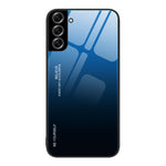 Custodia in vetro a colori sfumati, For Samsung Galaxy S22+ 5G