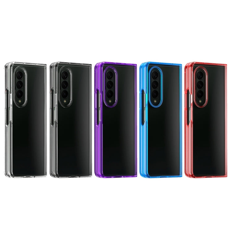 Custodia per telefono protettiva trasparente in acrilico + TPU, For Samsung Galaxy Z Fold4, For Samsung Galaxy Z Flip3 5G, For Samsung Galaxy Z Flip4, For Samsung Galaxy Z Fold3 5G