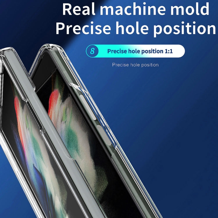 Custodia per telefono protettiva trasparente in acrilico + TPU, For Samsung Galaxy Z Fold4, For Samsung Galaxy Z Flip3 5G, For Samsung Galaxy Z Flip4, For Samsung Galaxy Z Fold3 5G