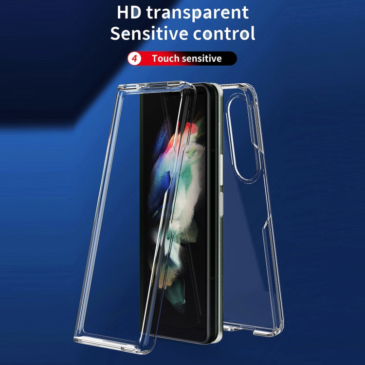 Custodia per telefono protettiva trasparente in acrilico + TPU, For Samsung Galaxy Z Fold4, For Samsung Galaxy Z Flip3 5G, For Samsung Galaxy Z Flip4, For Samsung Galaxy Z Fold3 5G