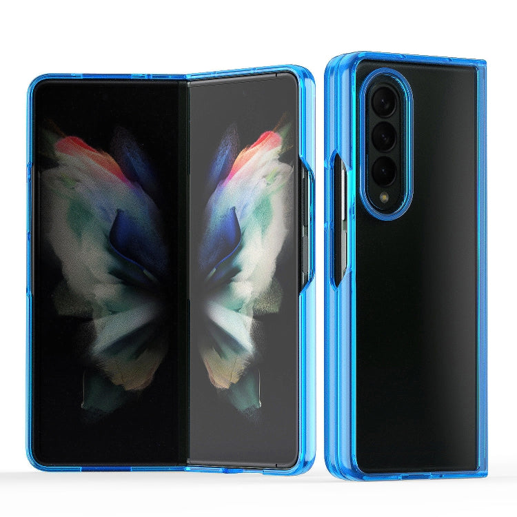 Custodia per telefono protettiva trasparente in acrilico + TPU, For Samsung Galaxy Z Fold4, For Samsung Galaxy Z Flip3 5G, For Samsung Galaxy Z Flip4, For Samsung Galaxy Z Fold3 5G