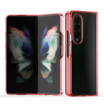 Custodia per telefono protettiva trasparente in acrilico + TPU, For Samsung Galaxy Z Fold4, For Samsung Galaxy Z Flip3 5G, For Samsung Galaxy Z Flip4, For Samsung Galaxy Z Fold3 5G