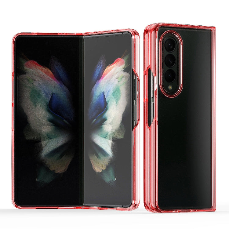 Custodia per telefono protettiva trasparente in acrilico + TPU, For Samsung Galaxy Z Fold4, For Samsung Galaxy Z Flip3 5G, For Samsung Galaxy Z Flip4, For Samsung Galaxy Z Fold3 5G