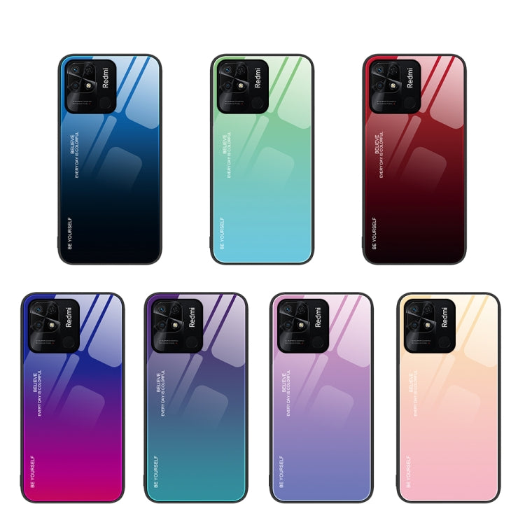 Custodia in vetro a colori sfumati, For Xiaomi Redmi 10C, For Xiaomi Redmi Note 11 5G/Poco M4 Pro, For Xiaomi Redmi K40S