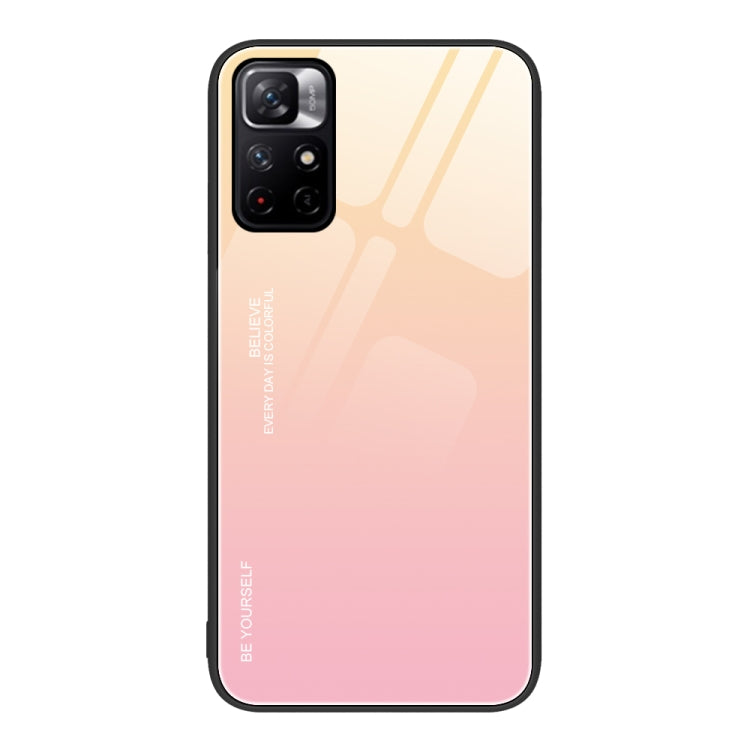 Custodia in vetro a colori sfumati, For Xiaomi Redmi 10C, For Xiaomi Redmi Note 11 5G/Poco M4 Pro, For Xiaomi Redmi K40S