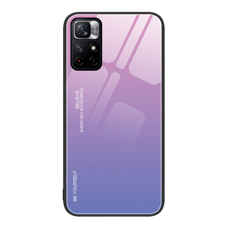 Custodia in vetro a colori sfumati, For Xiaomi Redmi 10C, For Xiaomi Redmi Note 11 5G/Poco M4 Pro, For Xiaomi Redmi K40S