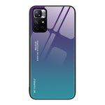 Custodia in vetro a colori sfumati, For Xiaomi Redmi 10C, For Xiaomi Redmi Note 11 5G/Poco M4 Pro, For Xiaomi Redmi K40S