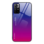 Custodia in vetro a colori sfumati, For Xiaomi Redmi 10C, For Xiaomi Redmi Note 11 5G/Poco M4 Pro, For Xiaomi Redmi K40S