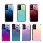 Custodia in vetro a colori sfumati, For Xiaomi Redmi K50 Pro, For Xiaomi Redmi K50, For Xiaomi Redmi Note 10 Pro 4G Global