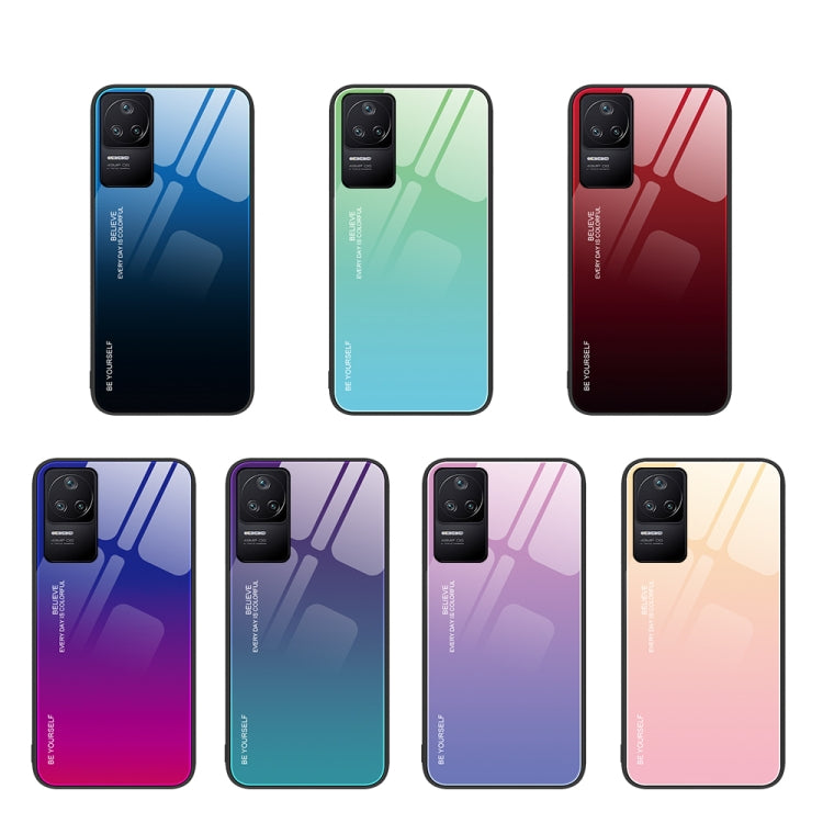 Custodia in vetro a colori sfumati, For Xiaomi Redmi K50 Pro, For Xiaomi Redmi K50, For Xiaomi Redmi Note 10 Pro 4G Global