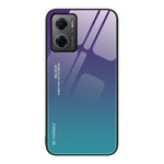 Custodia in vetro a colori sfumati, For Xiaomi Redmi Note 11E, For Xiaomi Redmi Note 11T Pro, For Xiaomi Poco X4 Pro 5G