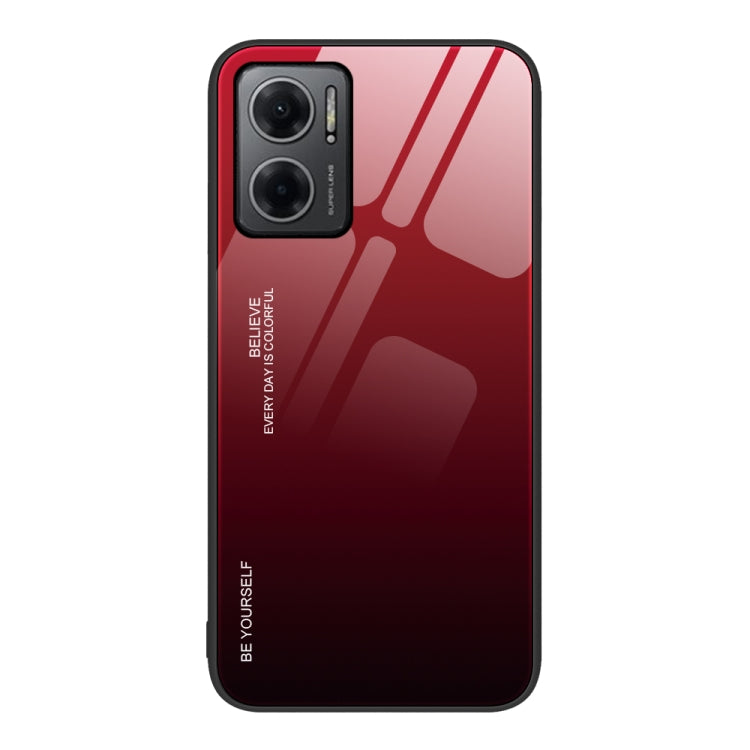 Custodia in vetro a colori sfumati, For Xiaomi Redmi Note 11E, For Xiaomi Redmi Note 11T Pro, For Xiaomi Poco X4 Pro 5G