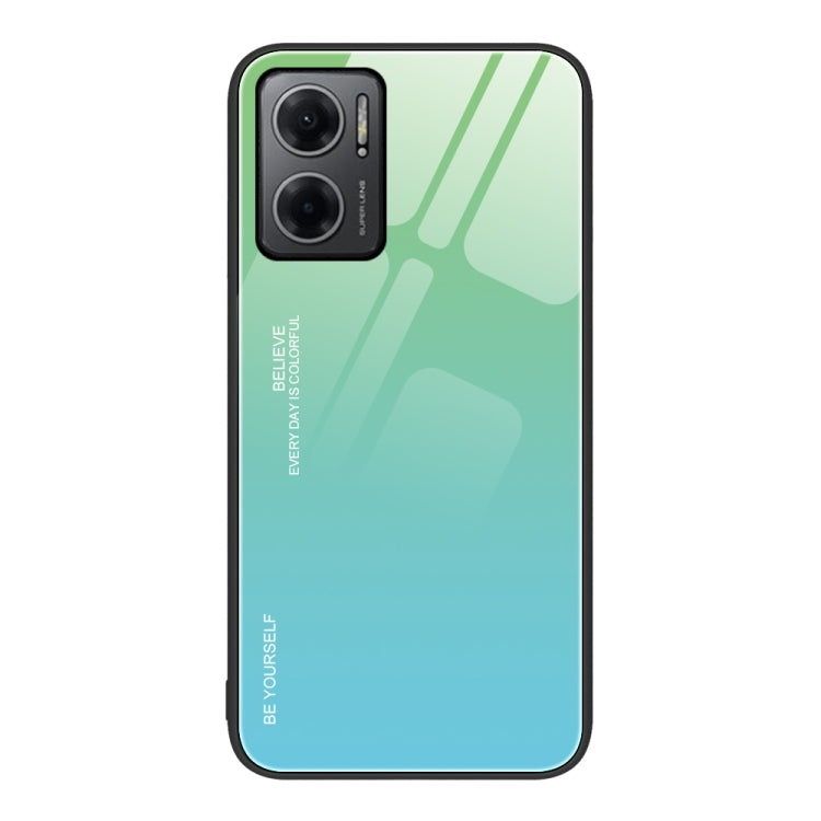 Custodia in vetro a colori sfumati, For Xiaomi Redmi Note 11E, For Xiaomi Redmi Note 11T Pro, For Xiaomi Poco X4 Pro 5G