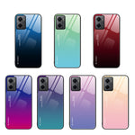 Custodia in vetro a colori sfumati, For Xiaomi Redmi Note 11E, For Xiaomi Redmi Note 11T Pro, For Xiaomi Poco X4 Pro 5G