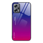 Custodia in vetro a colori sfumati, For Xiaomi Redmi Note 11E, For Xiaomi Redmi Note 11T Pro, For Xiaomi Poco X4 Pro 5G