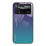 Custodia in vetro a colori sfumati, For Xiaomi Redmi Note 11E, For Xiaomi Redmi Note 11T Pro, For Xiaomi Poco X4 Pro 5G