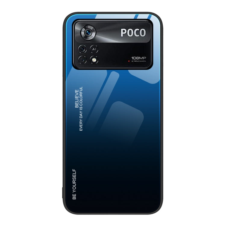 Custodia in vetro a colori sfumati, For Xiaomi Redmi Note 11E, For Xiaomi Redmi Note 11T Pro, For Xiaomi Poco X4 Pro 5G