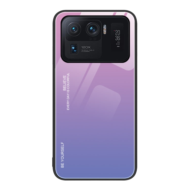 Custodia in vetro a colori sfumati, For Xiaomi Mi 11 Pro, For Xiaomi Mi 11 Ultra, For Xiaomi 12 Pro