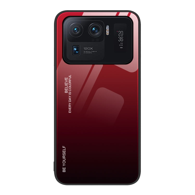 Custodia in vetro a colori sfumati, For Xiaomi Mi 11 Pro, For Xiaomi Mi 11 Ultra, For Xiaomi 12 Pro