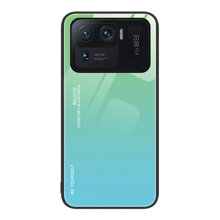 Custodia in vetro a colori sfumati, For Xiaomi Mi 11 Pro, For Xiaomi Mi 11 Ultra, For Xiaomi 12 Pro