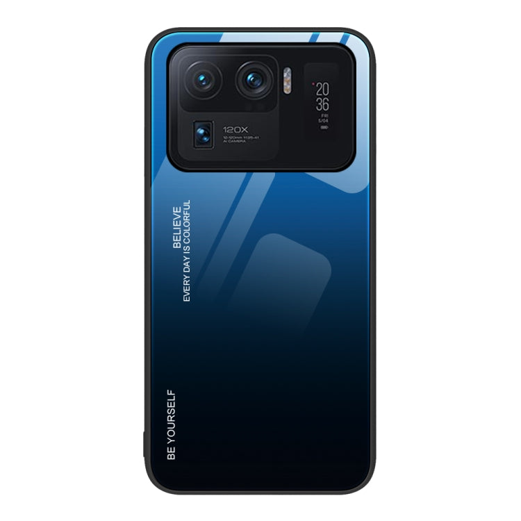 Custodia in vetro a colori sfumati, For Xiaomi Mi 11 Pro, For Xiaomi Mi 11 Ultra, For Xiaomi 12 Pro
