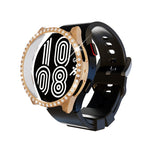 Per Samsung Galaxy Watch5 40mm / 44mm Cassa dell'orologio per PC Diamond Hollow, For Samsung Galaxy Watch5 40mm