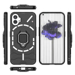 Custodia protettiva antiurto per PC + TPU con supporto per anello magnetico, For Nothing Phone 1