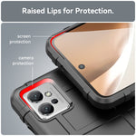 Custodia per telefono in TPU antiurto a copertura totale, Motorola Moto G32