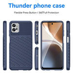 Custodia protettiva morbida per telefono Thunderbolt antiurto in TPU, For Motorola Moto G32, For Google Pixel 5