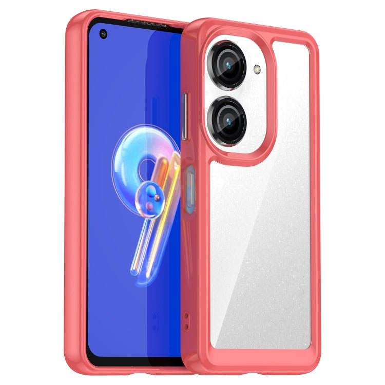 Custodia per telefono in acrilico + TPU serie colorata, For Asus ZenFone 9