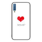 Custodia per telefono in vetro verniciato colorato, For Samsung Galaxy A7 2018