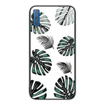 Custodia per telefono in vetro verniciato colorato, For Samsung Galaxy A7 2018