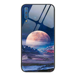 Custodia per telefono in vetro verniciato colorato, For Samsung Galaxy A7 2018