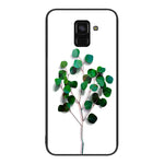 Custodia per telefono in vetro verniciato colorato, For Samsung Galaxy A8+ 2018