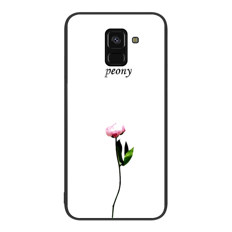 Custodia per telefono in vetro verniciato colorato, For Samsung Galaxy A8+ 2018