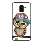 Custodia per telefono in vetro verniciato colorato, For Samsung Galaxy A8+ 2018