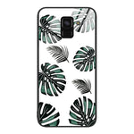 Custodia per telefono in vetro verniciato colorato, For Samsung Galaxy A8+ 2018