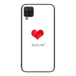 Custodia per telefono in vetro verniciato colorato, For Samsung Galaxy A12