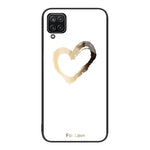 Custodia per telefono in vetro verniciato colorato, For Samsung Galaxy A12