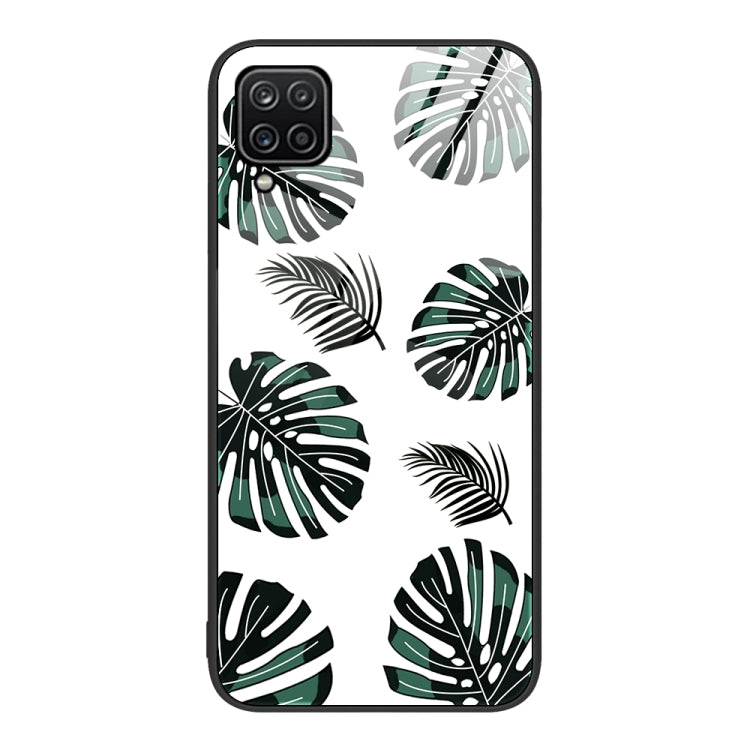Custodia per telefono in vetro verniciato colorato, For Samsung Galaxy A12