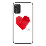 Custodia per telefono in vetro verniciato colorato, For Samsung Galaxy A52