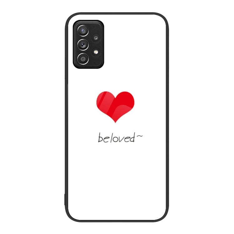 Custodia per telefono in vetro verniciato colorato, For Samsung Galaxy A52