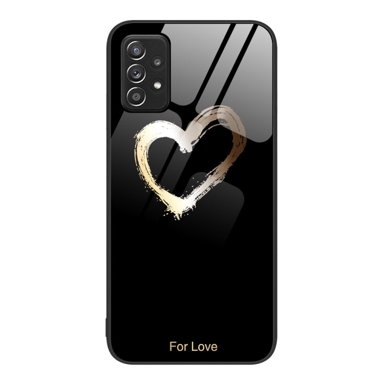 Custodia per telefono in vetro verniciato colorato, For Samsung Galaxy A52
