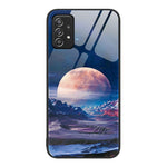 Custodia per telefono in vetro verniciato colorato, For Samsung Galaxy A52