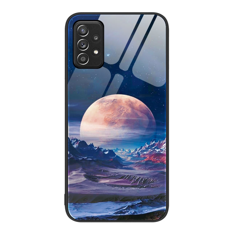 Custodia per telefono in vetro verniciato colorato, For Samsung Galaxy A52