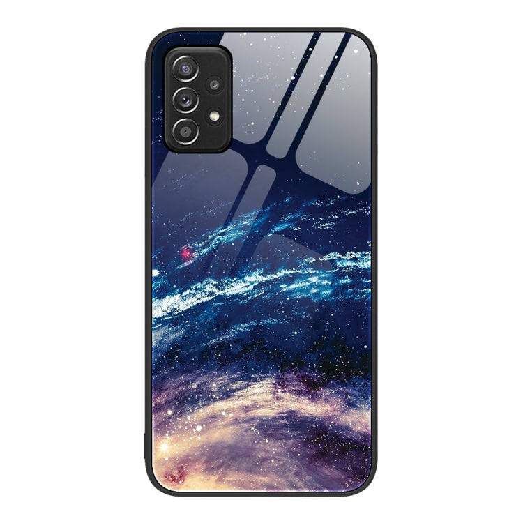 Custodia per telefono in vetro verniciato colorato, For Samsung Galaxy A52
