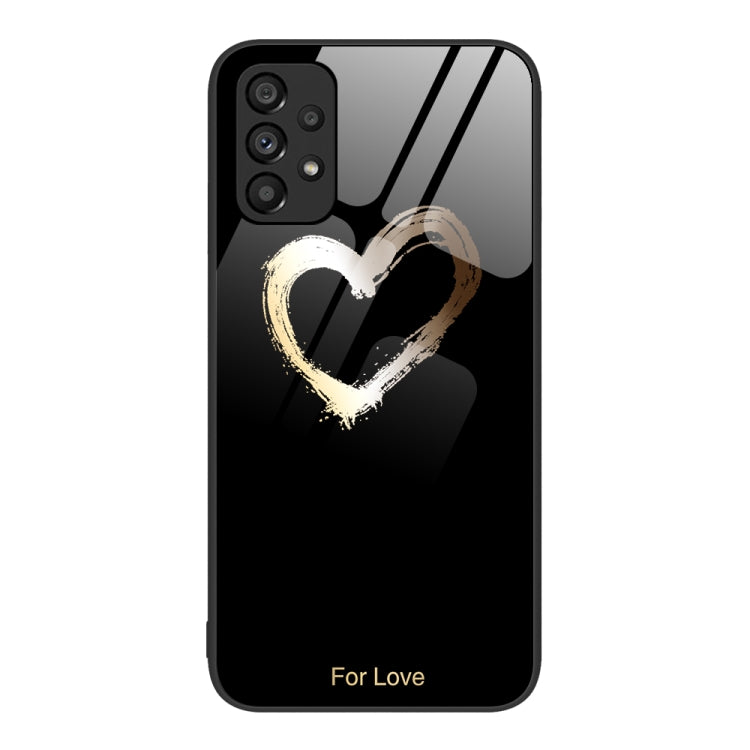 Custodia per telefono in vetro verniciato colorato, For Samsung Galaxy A53