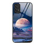 Custodia per telefono in vetro verniciato colorato, For Samsung Galaxy A53